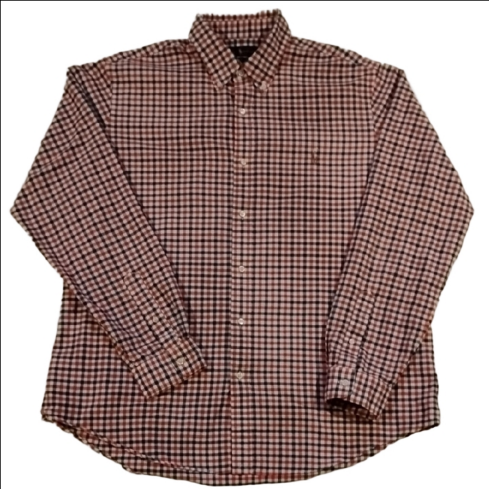Ralph Lauren Men's Plaid Shirt - Red & Blue